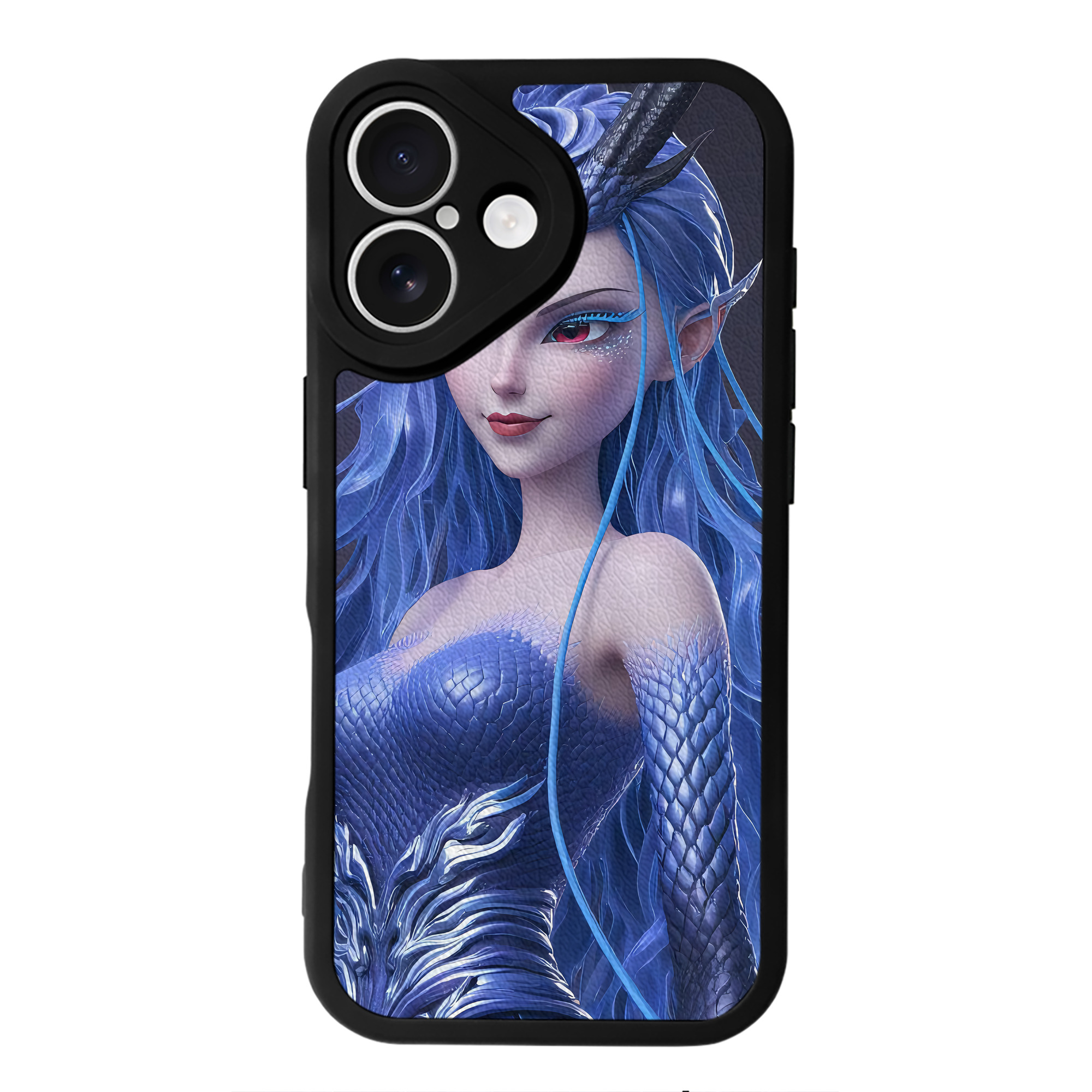 （画像用） Ne Zha 2 ナタ 魔童の大暴れ 【iPhone 16シリーズ対応】シリコンスマホケース（レザー調） 材質：シリコン